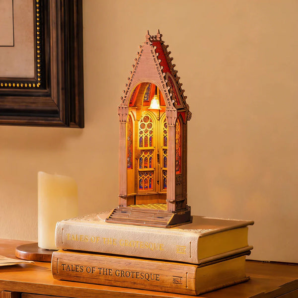 Geometric Cathedral TGA03 | LED Gothic Architecture Model