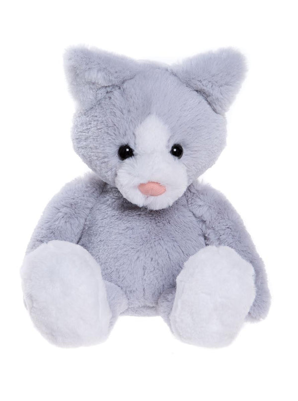 Bear and Me Collection by Charlie Bears - Puddy Kitten - Cloudy Grey Medium
