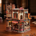 Dream Coffee Factory Light & Music (EAB02) - 3D Wooden Puzzle Kit