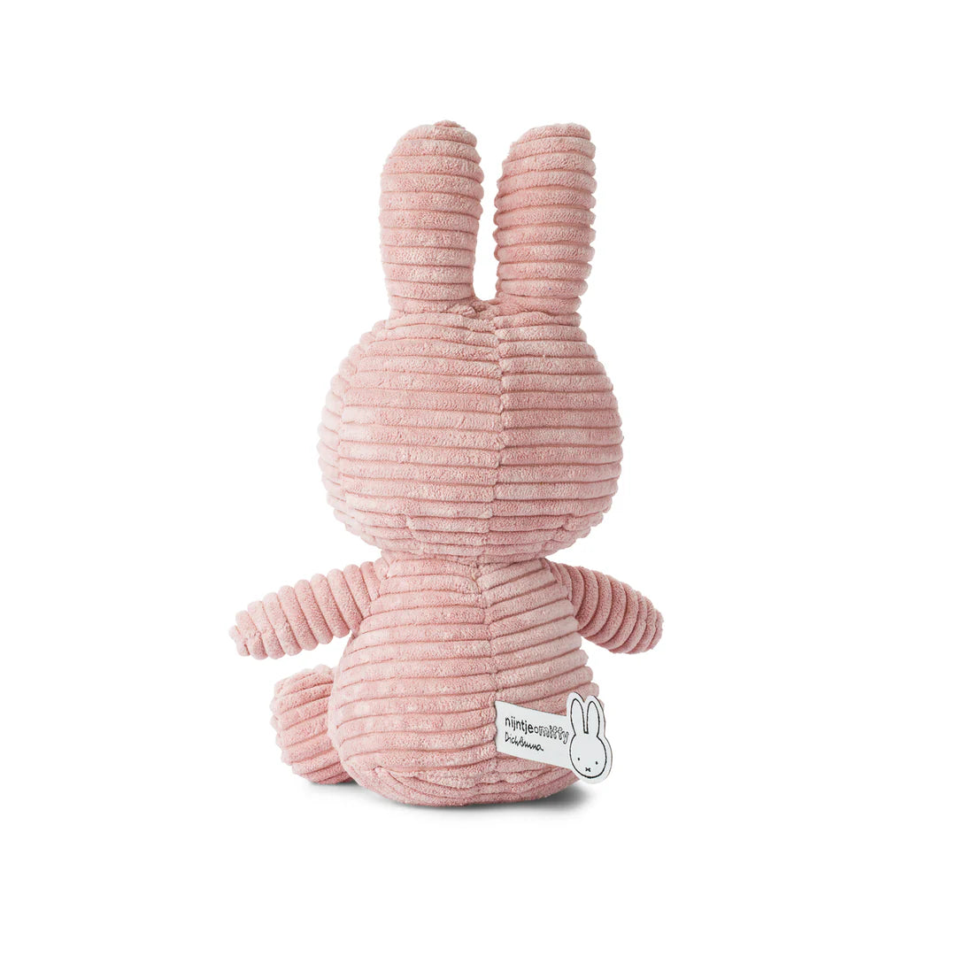 Miffy Sitting Corduroy Pink (33cm)