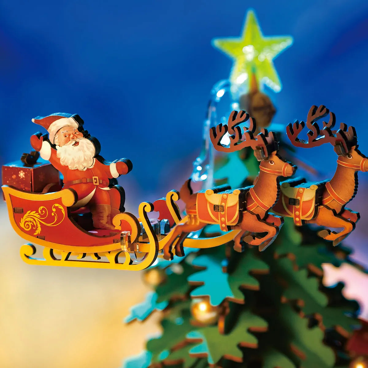 Rolife 3D Wooden Puzzle - Christmas Melody Tree AMS01