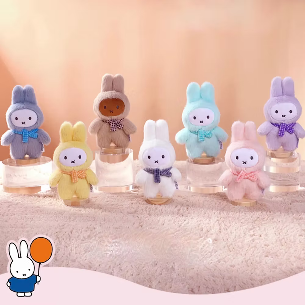 Miffy Blind Box - Miffy x VIPO Macaron Series 2 Standing Plush Keyring