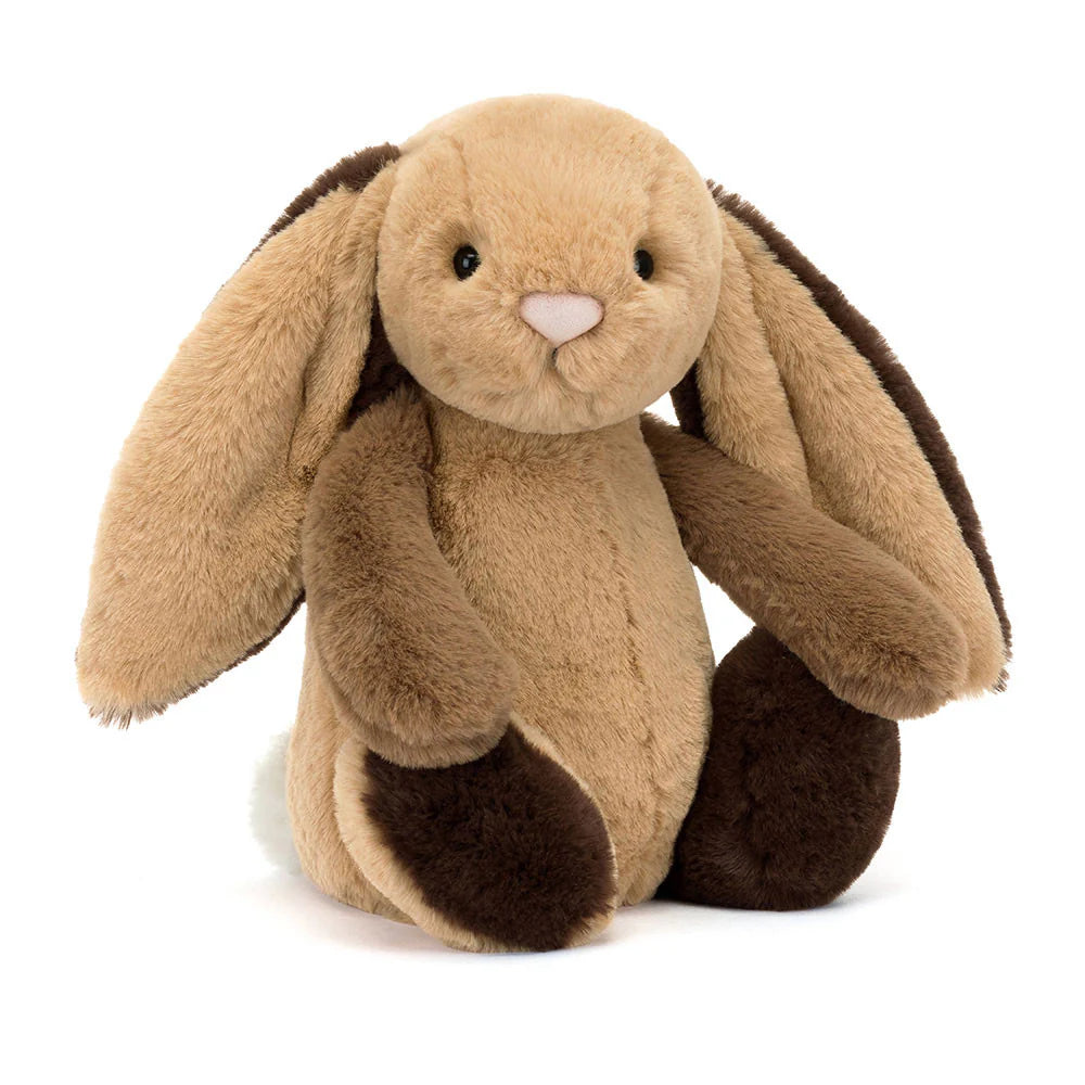 Jellycat Bashful Bunny Patchwork Brown 31cm