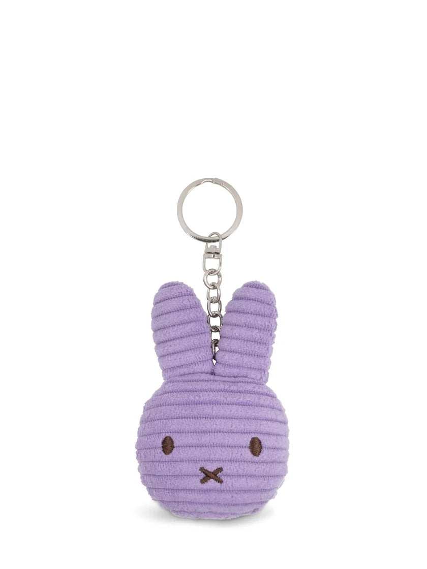 Bon Ton Toys - Miffy Flat Eco Corduroy Lilac Keychain