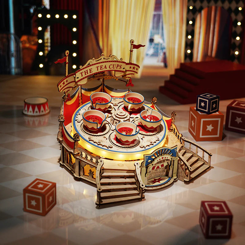 Rolife Tilt-A-Whirl (EA04) - Rotating Music Box Display