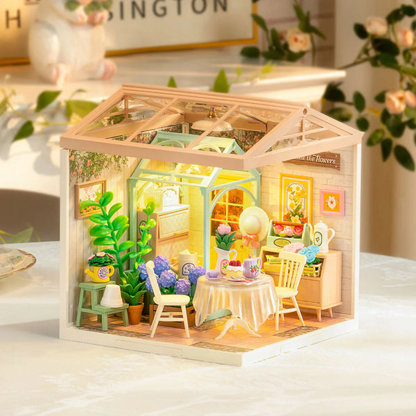 Rolife Blooming Tea Garden Super Creator Miniature House