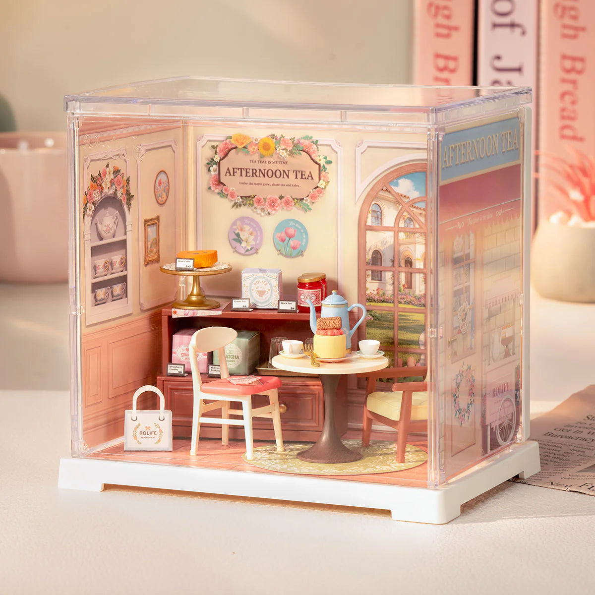 Rolife Honey Tea Lounge (DWS02B) - Super Creator Mini Room Kit