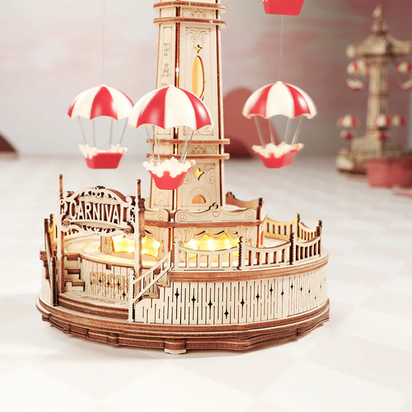 Parachute Tower (EA01) | Moving Music Box Display