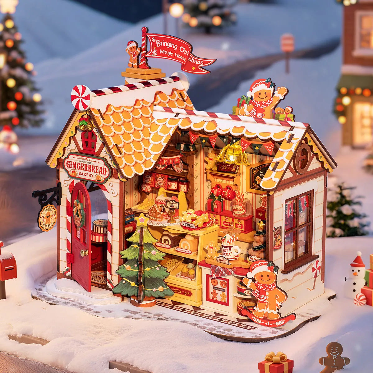 Rolife Gingerbread House (DG176) - DIY Miniature House Kit