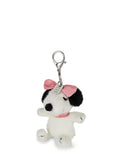Lucky Belle Fuzzy Keychain Cream - 10 cm - 4