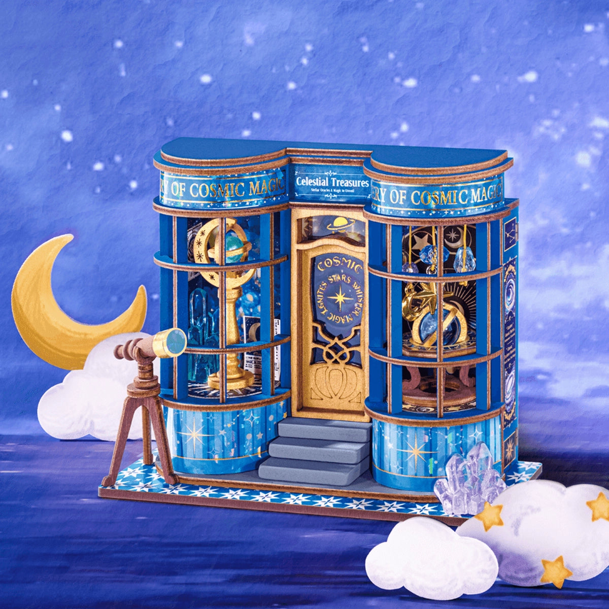 Rolife Magic Astronomy Shop (DS048) - Tiny Store Miniature House Kit