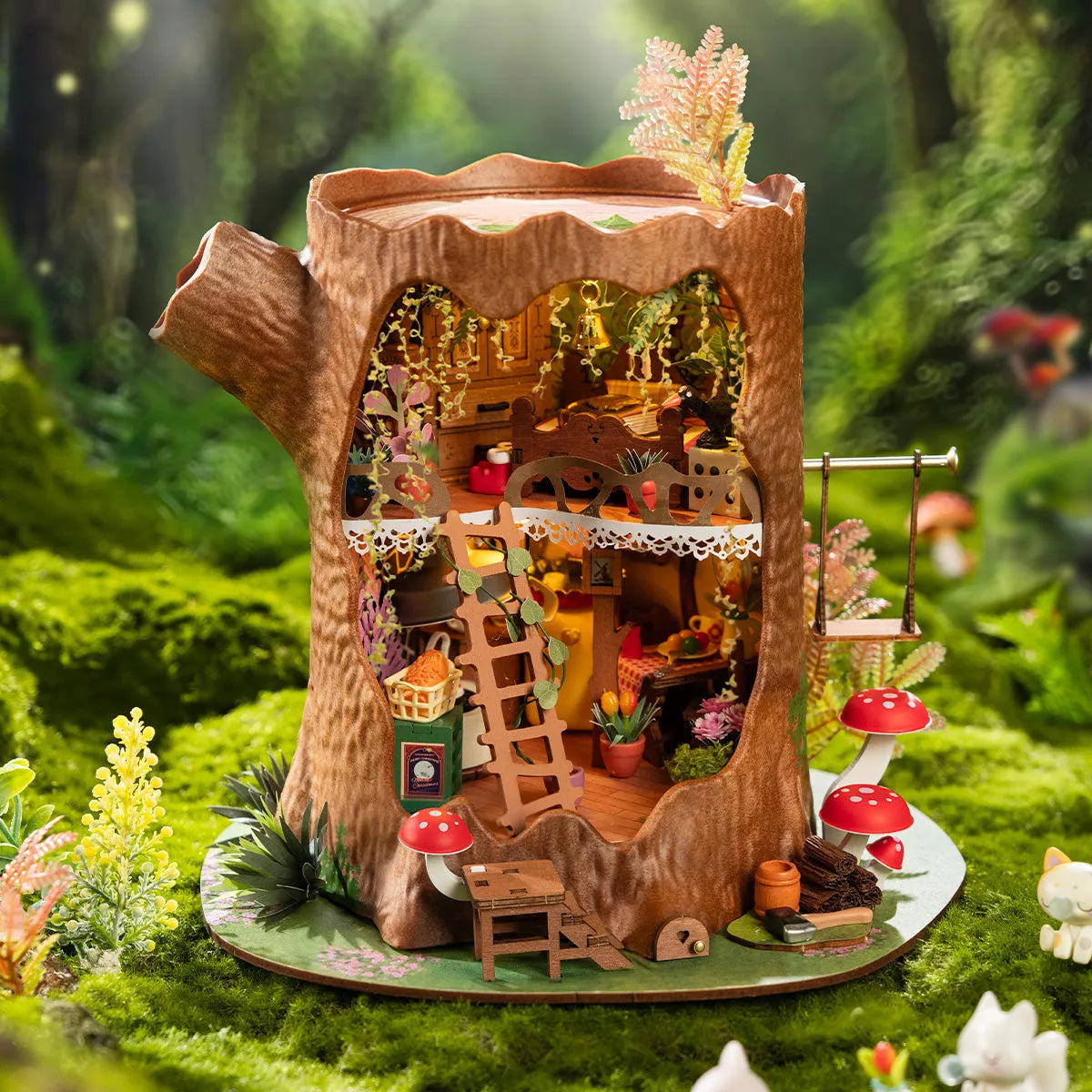 Rolife Fairytale Tree House (DG179) - DIY Miniature House Kit