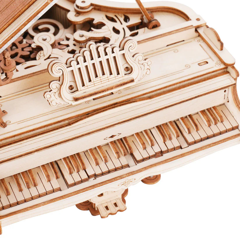 ROKR Magic Piano Mechanical Music Box 3D Wooden Puzzle AMK81