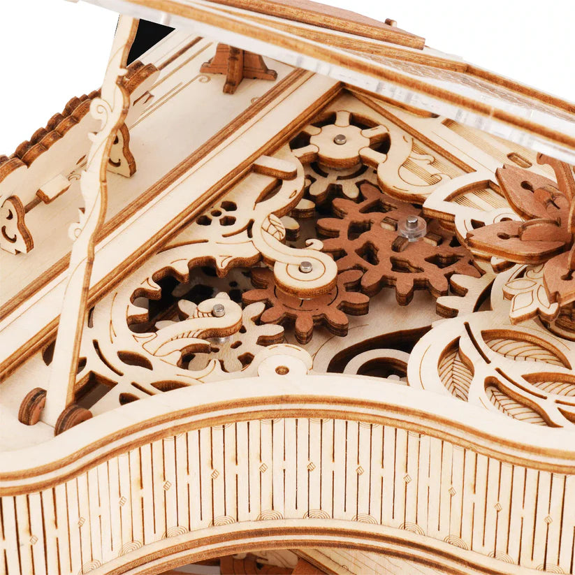 ROKR Magic Piano Mechanical Music Box 3D Wooden Puzzle AMK81