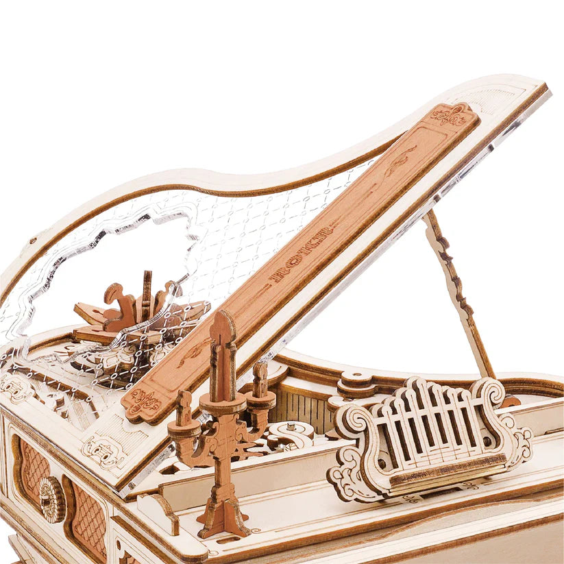 ROKR Magic Piano Mechanical Music Box 3D Wooden Puzzle AMK81