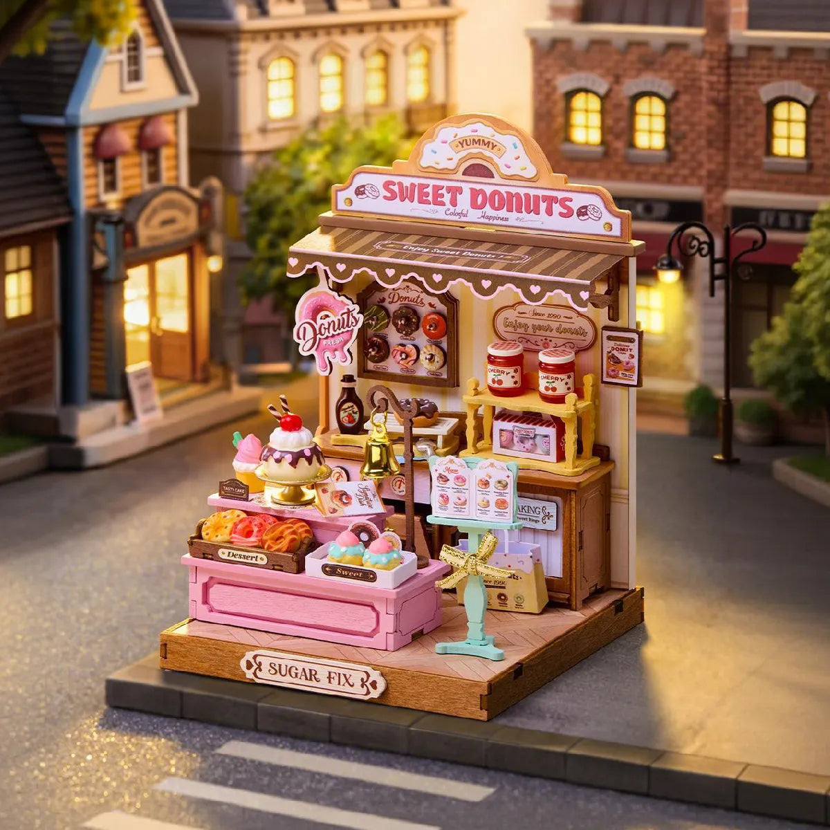 Rolife Sweetie's Donut Shop (DS051) - DIY Miniature House