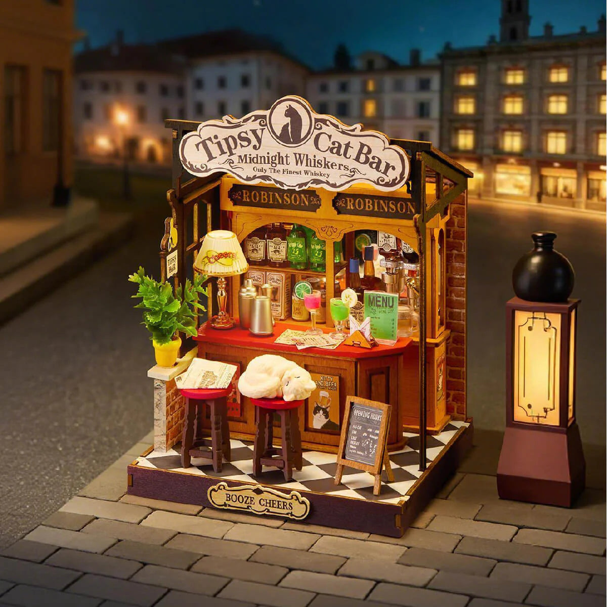 Tipsy Cat Bar (DS054) - DIY Miniature House