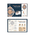 ROKR Romantic Note Wall Clock 3D Wooden Puzzle LC701
