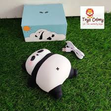 Lying Panda Silicone Lamp