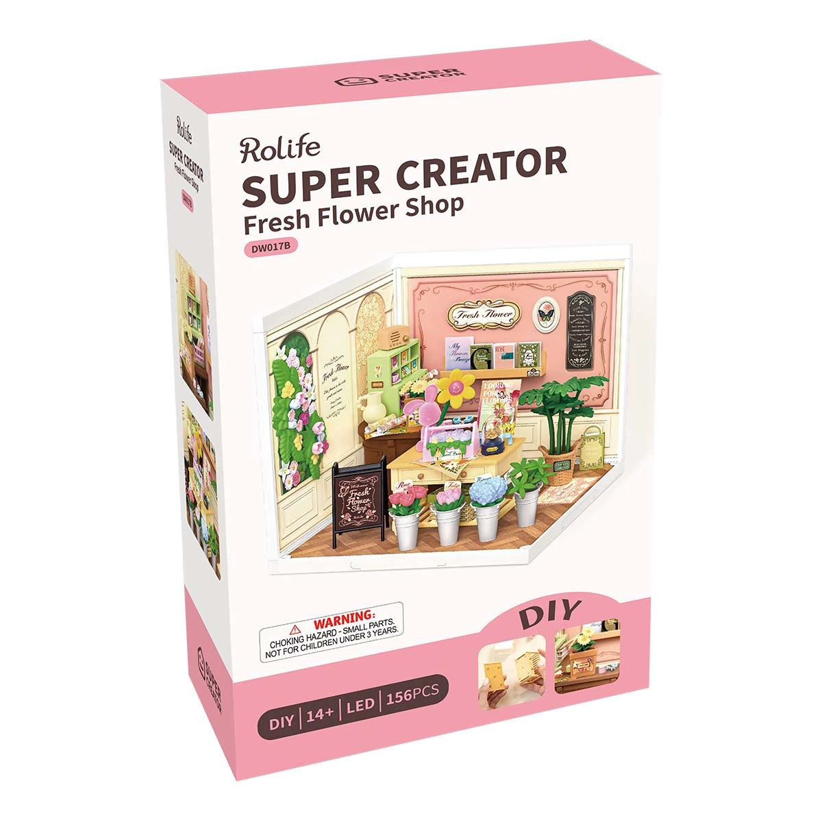 Rolife Fresh Flower Shop Super Creator Miniature House