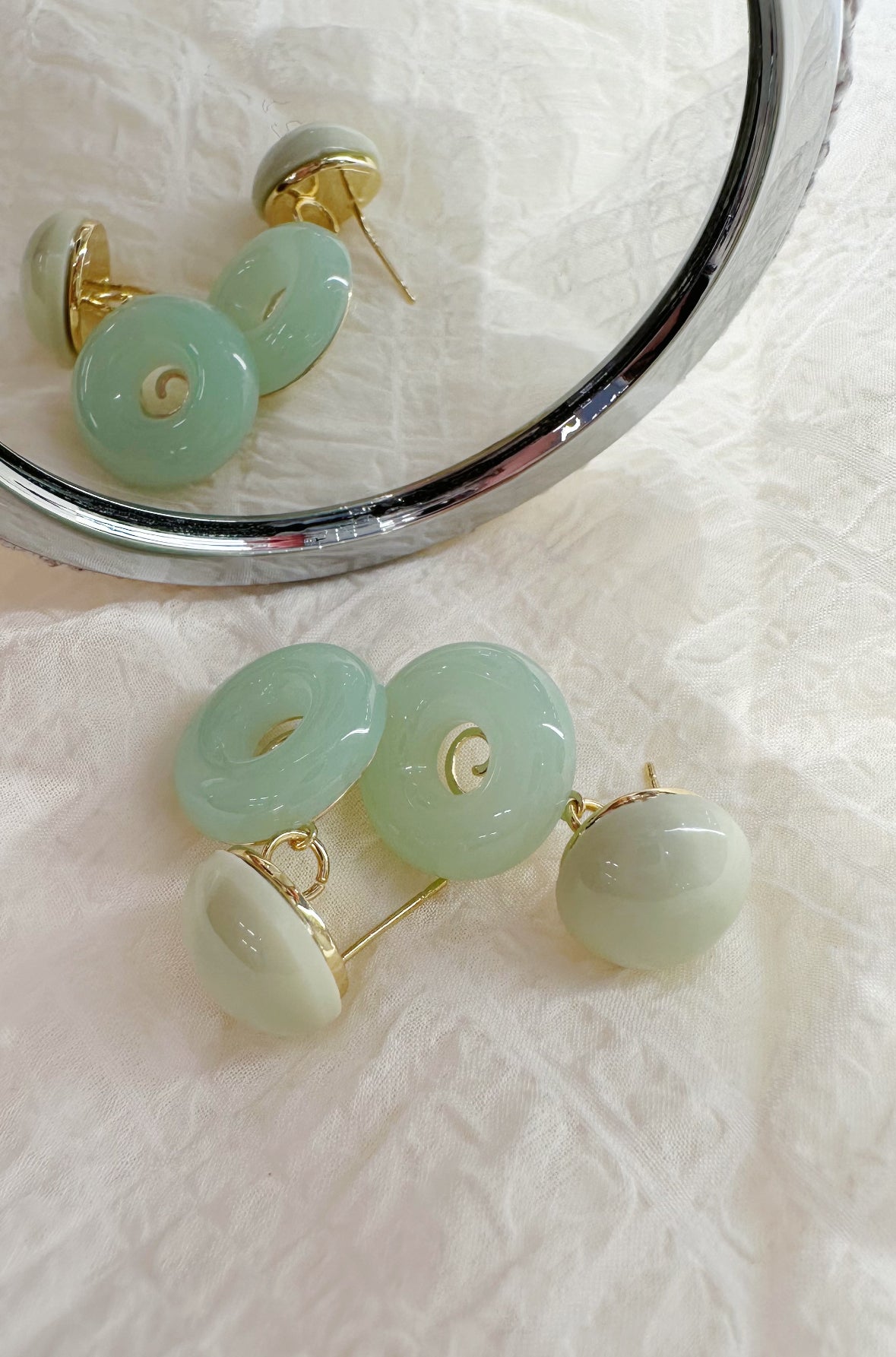 jade earrings