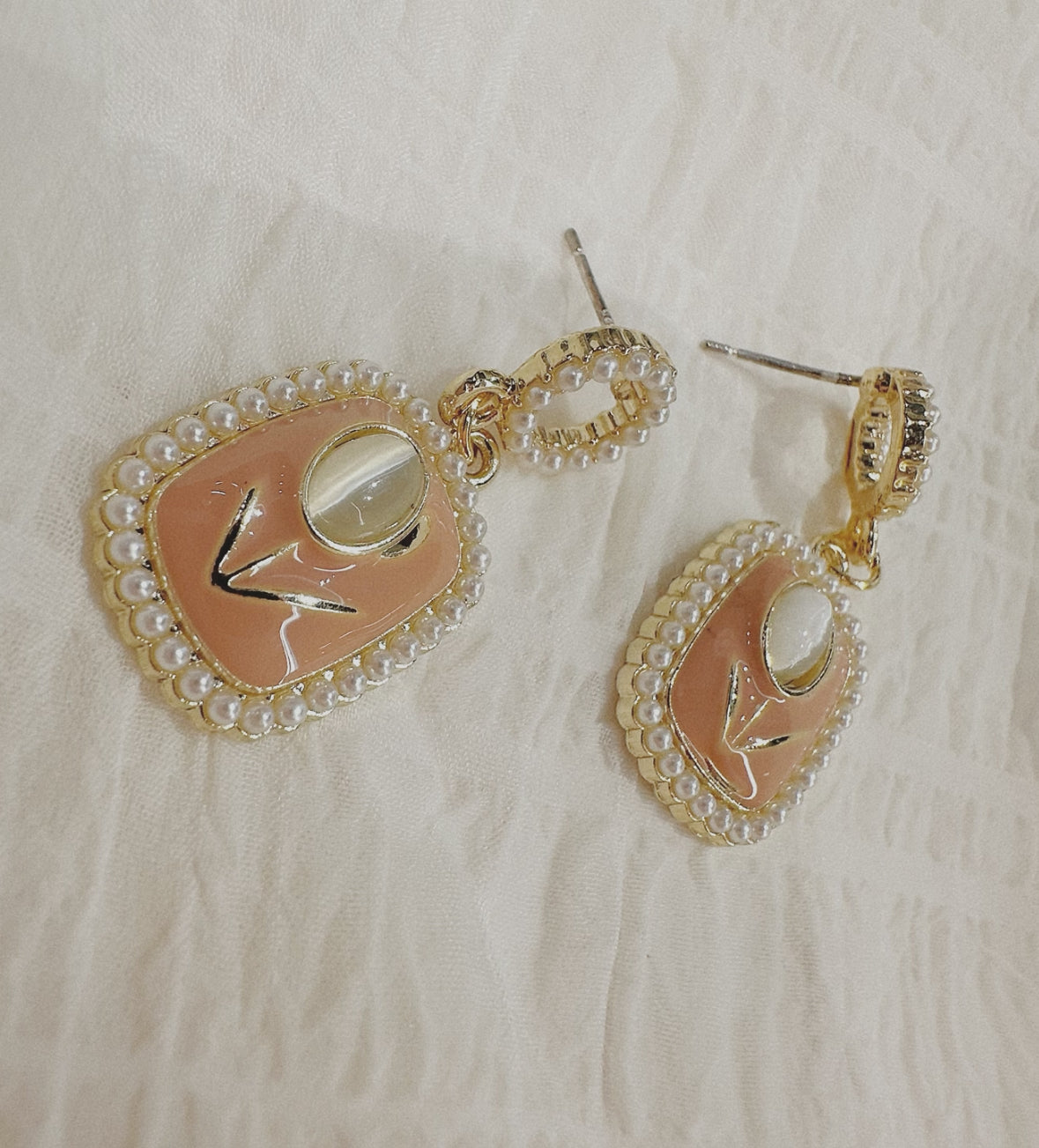 pearl anker earrings