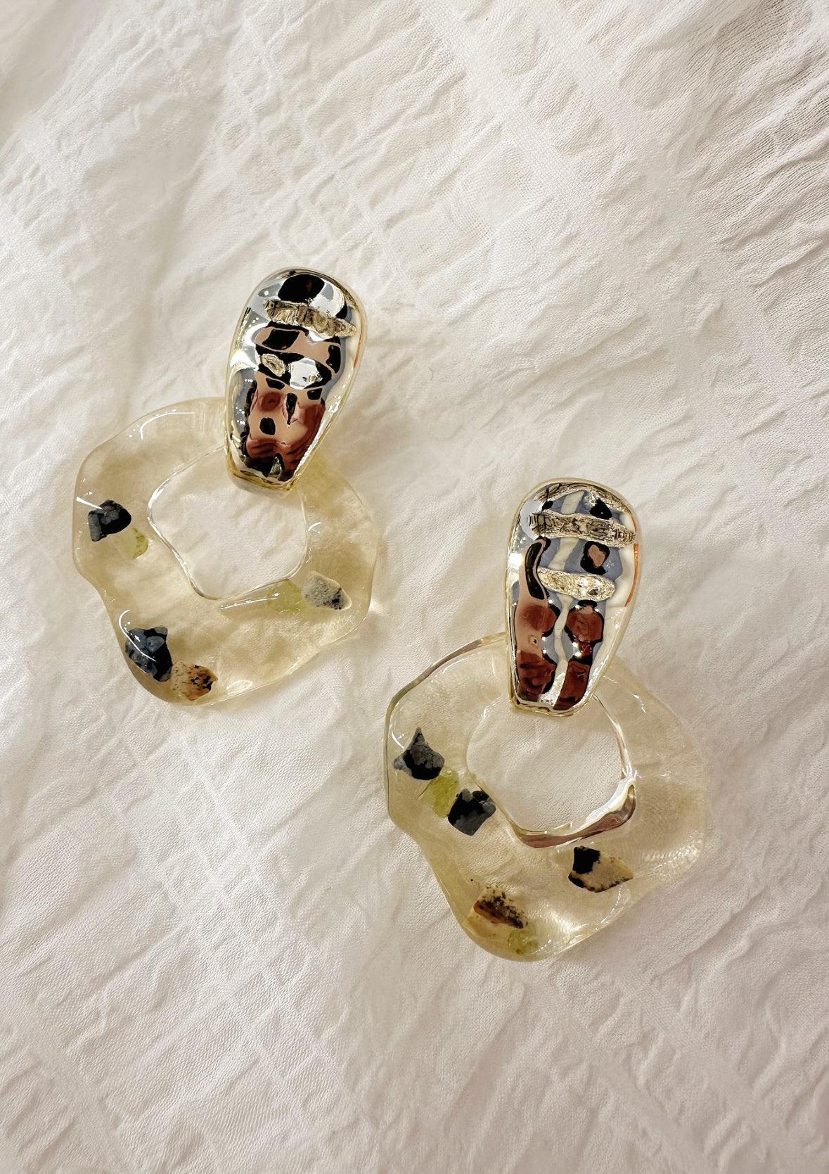 rocky loop earrings