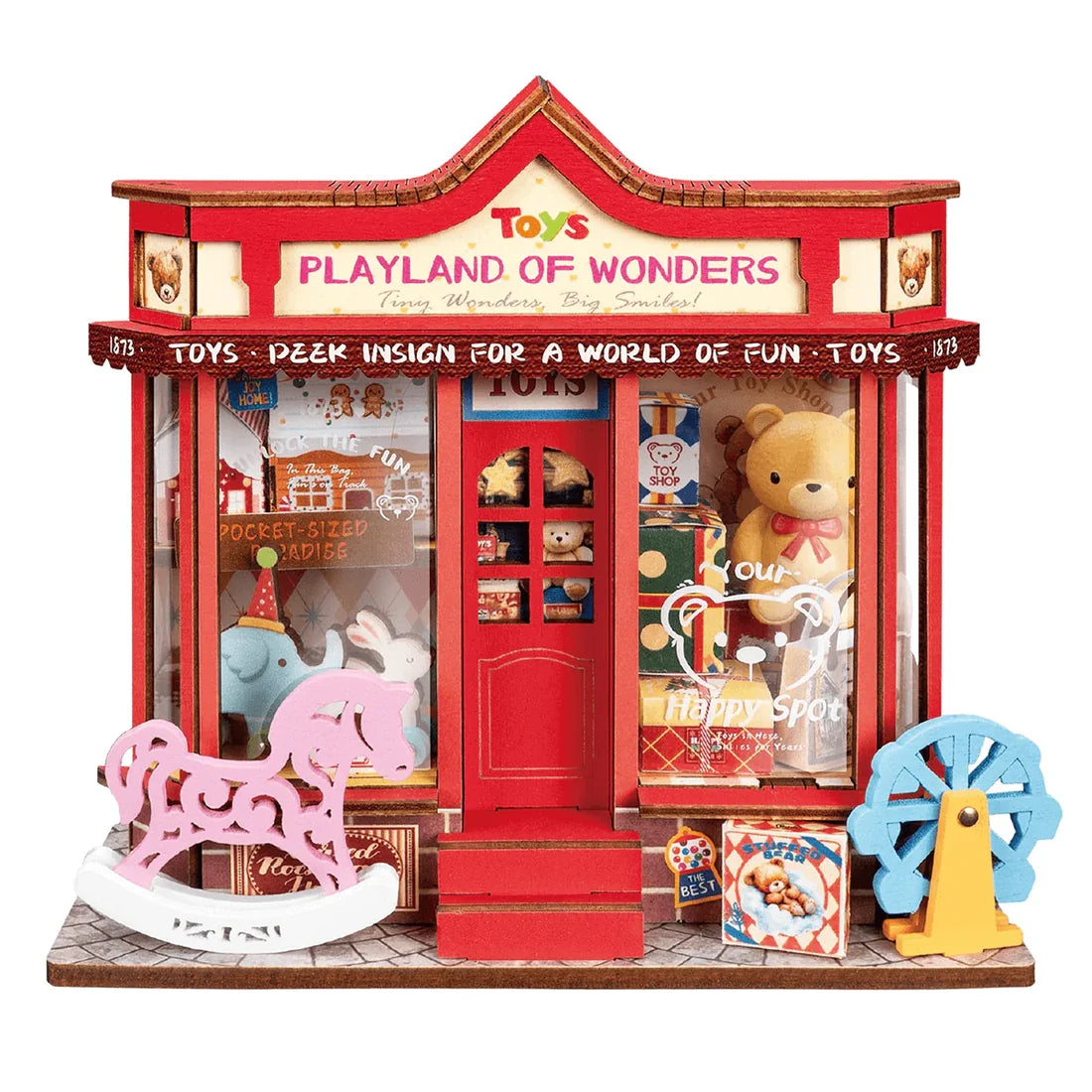 Whimsy Toy Shop (DS044) - Tiny Store Miniature House Kit