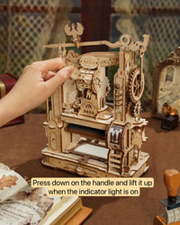 Classic Printing Press (LK602) | Movable-Type Printing Model