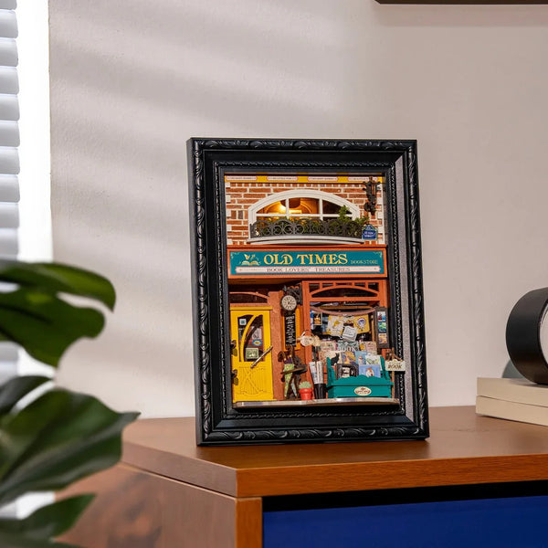 Old Times Bookstore (DP004) - Light-Up Story Frame Kit
