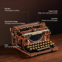 Mechanical Typewriter Magic Version (LK703C) | Working Theatre Typing Model