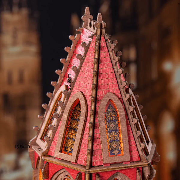 Rolife Geometric Cathedral TGA03 - LED Gothic Architecture Model