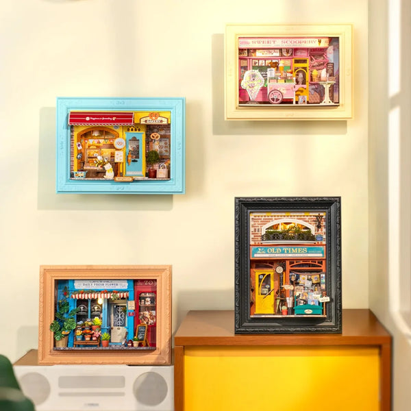 Old Times Bookstore (DP004) - Light-Up Story Frame Kit