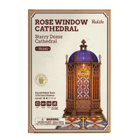 Starry Dome Cathedral (TGA02) | Type-C Light-Up 3D Wooden Puzzle