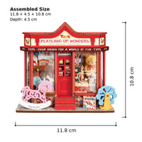 Whimsy Toy Shop (DS044) - Tiny Store Miniature House Kit