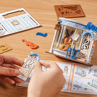Melody Instrument Shop (DS047) - Tiny Store Miniature House Kit
