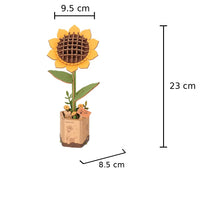 Sunflower (TW011) | Wooden Bloom Craft Kit