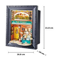 Old Times Bookstore (DP004) - Light-Up Story Frame Kit