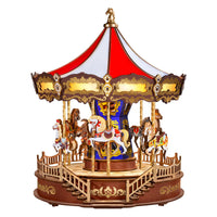 Rolife Classic Carousel (AMC01) - Musical Rotating Carousel Display