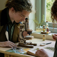 ROKR Microscope (ST005) - 3D Wooden Model Kit