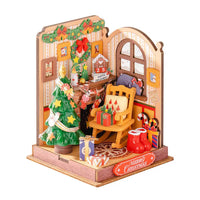 Rolife Christmas Fireplace (DS041) - Festive DIY Miniature House