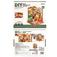 Rolife Christmas Fireplace (DS041) - Festive DIY Miniature House