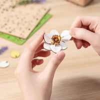 Rolife Narcissus (TF002) - Daffodil Wooden Flower Bouquet