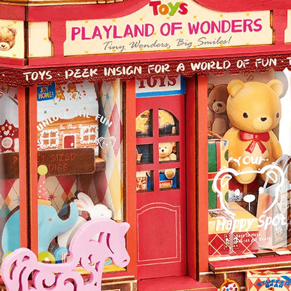 Rolife Whimsy Toy Shop (DS044) - Tiny Store Miniature House Kit