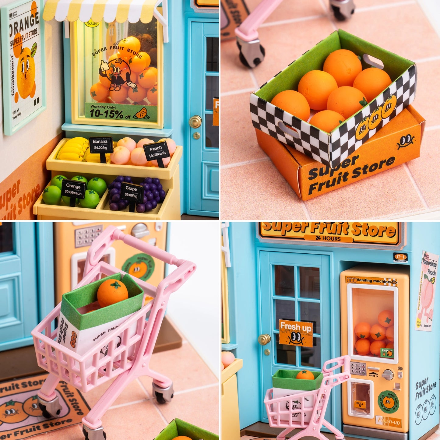 Rolife Super Fruit Store Super Creator Miniature House DW003