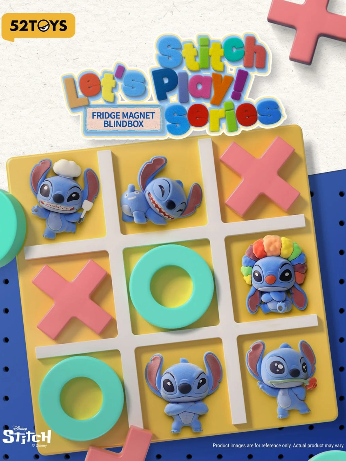 Disney Stitch Let's Play! Series Fridge Magnet Blind Box