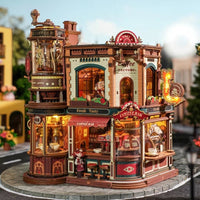 Dream Coffee Factory Light & Music (EAB02) - 3D Wooden Puzzle Kit