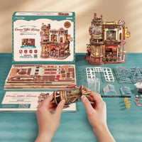 Dream Coffee Factory Light & Music (EAB02) - 3D Wooden Puzzle Kit