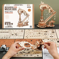 Magic Harp (AMK71) - Self-Playing Music Box Puzzle