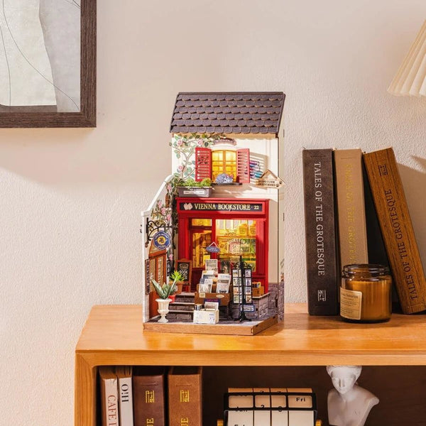 Rolife Vienna Bookstore (DG183) - DIY Miniature House Kit